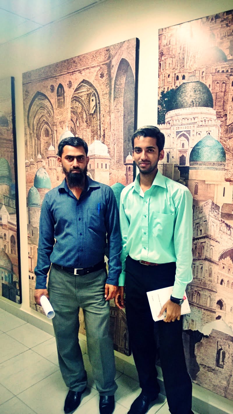 Sir Inam and Sameer Ahmed Khan at The Indus Hospital