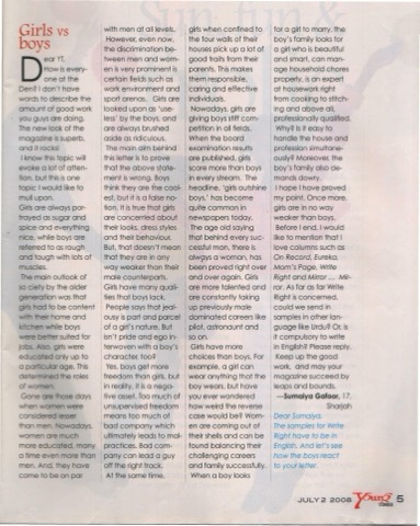 Magazine scan of "a-balanced-world" — Original article as it appeared in YT magazine