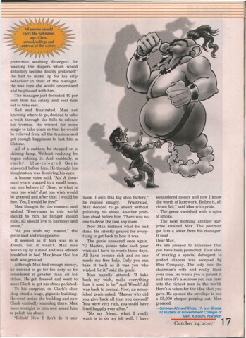 Simplicity of Max (Page 2) as it appeared in YT magazine
