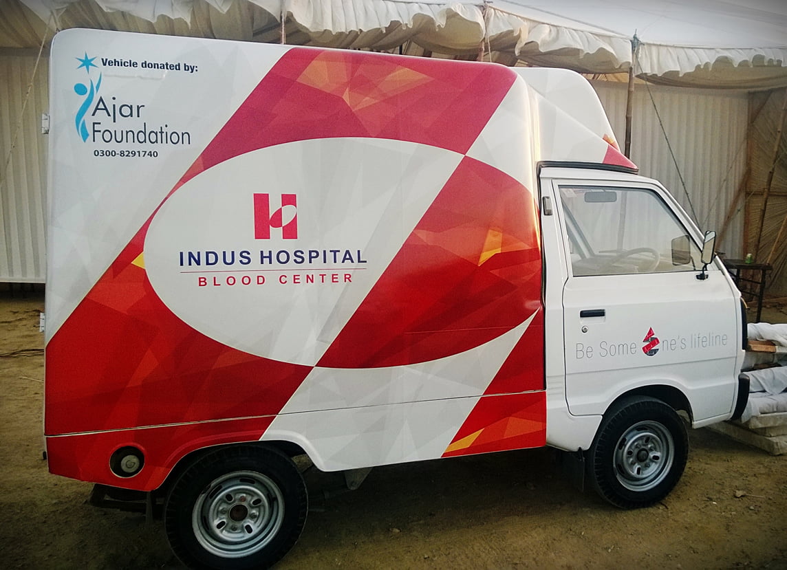 The Indus Hospital Blood Center Inaugural Sameer Ahmed Khan